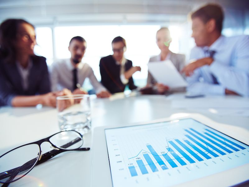 análise financeira e vantagens